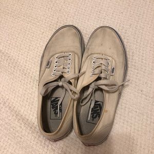 Canvas Cream Classics Vans